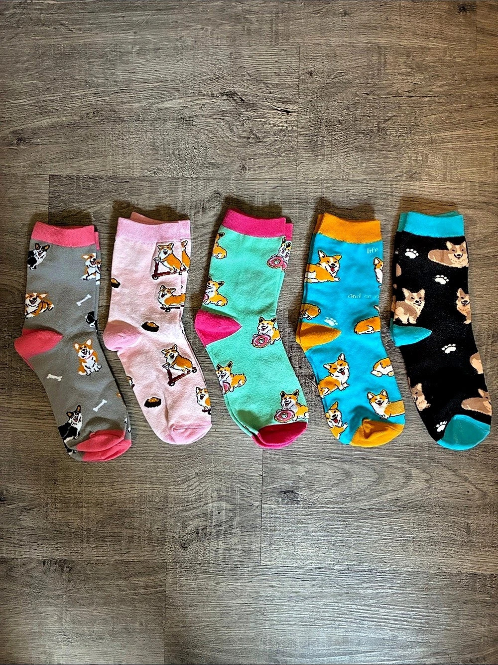 Pug Dog Print Socks pack